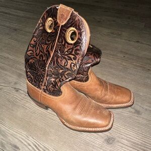 Brown Leather Western Boots